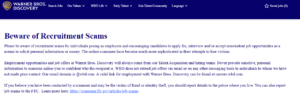 WBD Global Streaming Job Scam Text Review 2026: Scam Warning, Red Flags & Safety Guide
