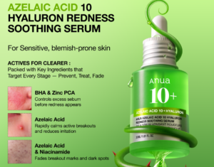 Anua Azelaic Acid 10 Hyaluron Redness Soothing Serum Review 2026: Effective? Claims!