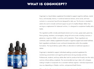 CogniCept Drops Review 2026: Ingredients, Safety & Does It Work?